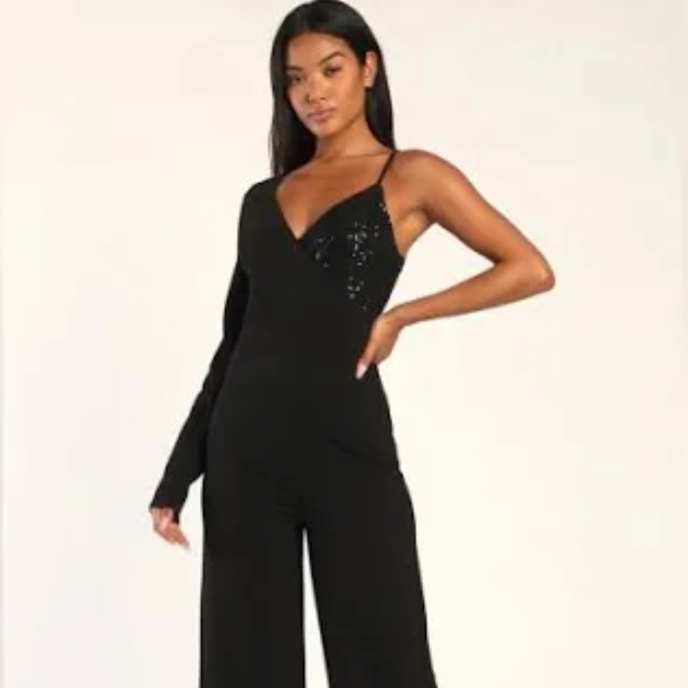 New w Tags - Lulus Black Jumpsuit